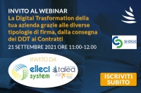 La Digital Transformation della tua azienda grazie alle diverse tipologie di firma, dalla consegna dei DDT ai Contratti