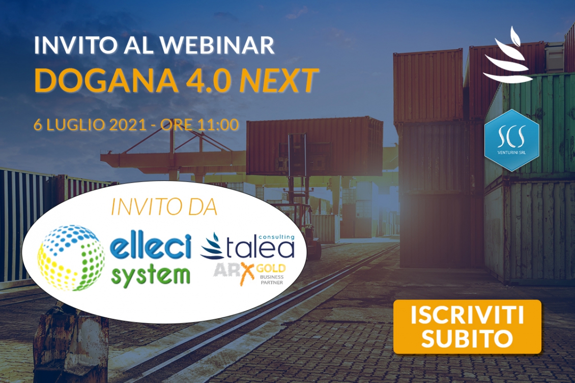 Webinar Dichiarazione Doganale Elettronica